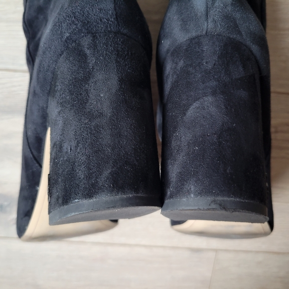 Sam Edelman Hilty, Black Suede Booties, Size 9.5 - Picture 4 of 16